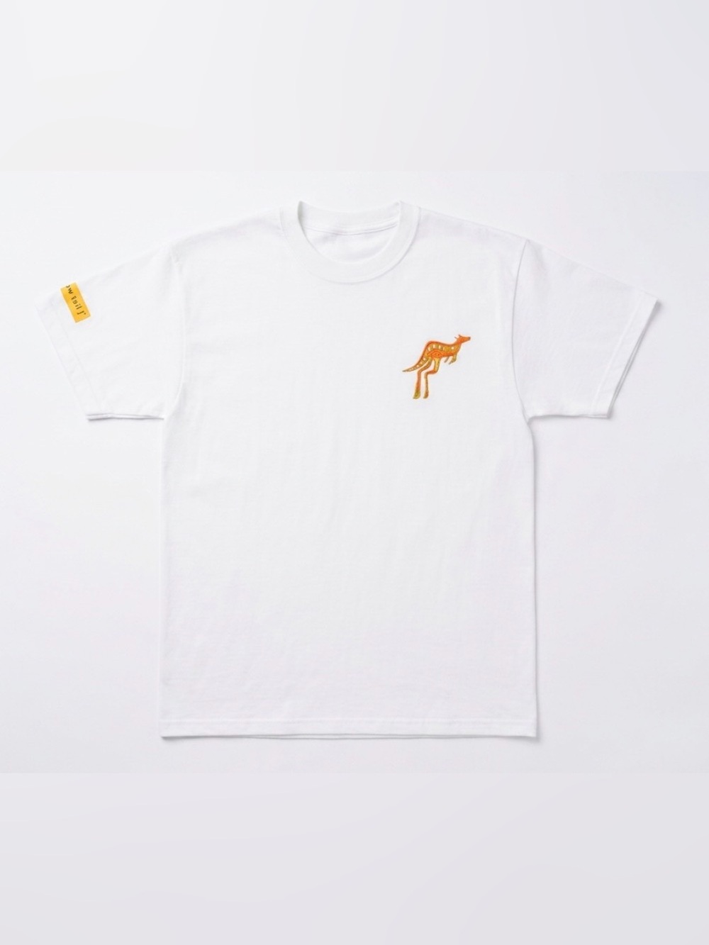 Vintage yellow tail Wine Promo T Shirt Mens Medium White Kangaroo Logo Graphic